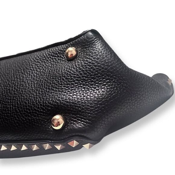 Valentino Garavani Small Grainy Calfskin Rockstud Tote♥️LIKE NEW♥️ - Picture 6 of 12